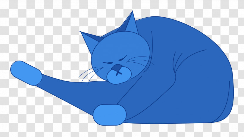 Cat Kitten Cobalt Blue / M Electric Blue M Electric Blue M Transparent PNG