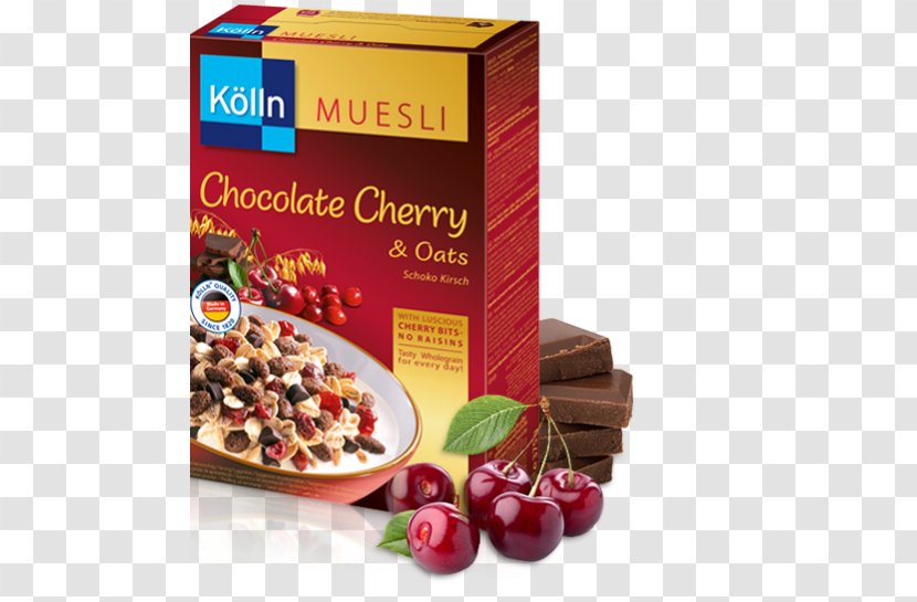 Muesli Peter Kölln GmbH & Co. KGaA Breakfast Cereal Oat - Nuts - Cherry Chocolate Transparent PNG