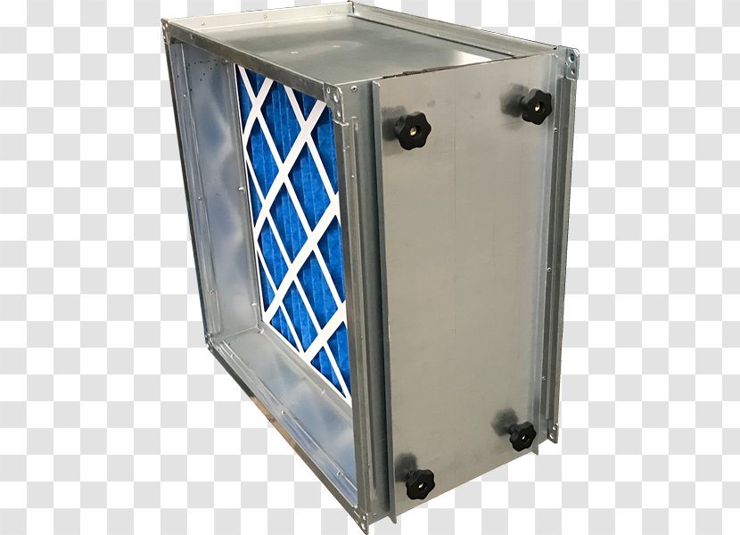 Duct Flange Air Filter House HVAC - Machine Transparent PNG
