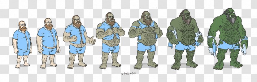 Orc Information Female Sequence - Lovely Bear Transparent PNG