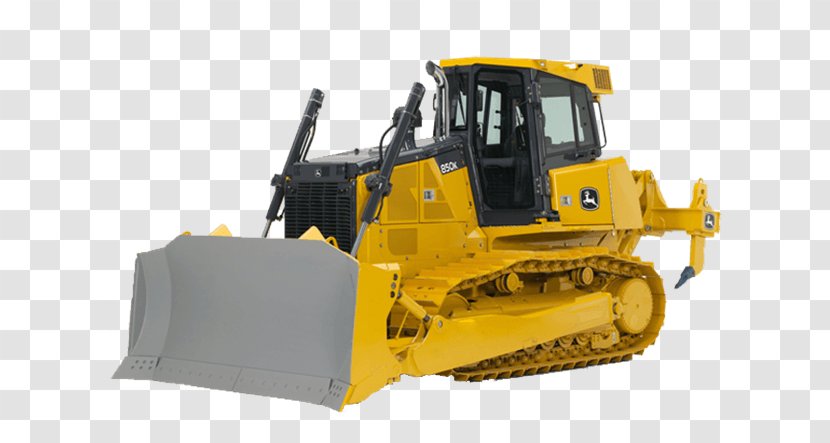 John Deere Caterpillar Inc. Komatsu Limited Bulldozer Heavy Machinery - Machine - Construction Transparent PNG