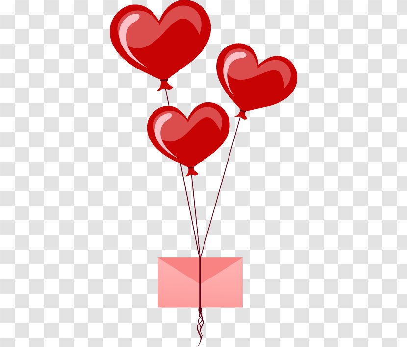 Heart Balloon Valentine's Day Clip Art - Tree - Heart-shaped Transparent PNG