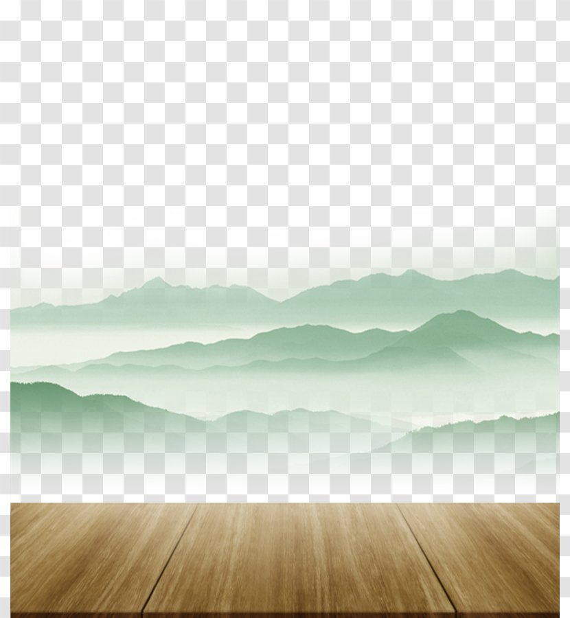 Japan Angle Pattern - Texture - Chinese Style Wooden Table Mountains Transparent PNG