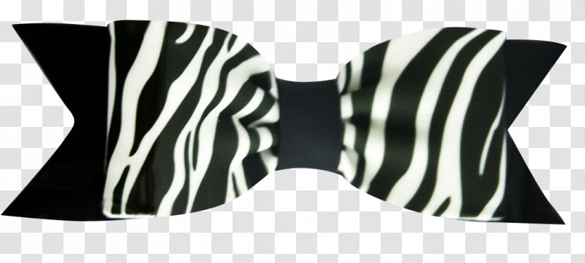 Zebra Bow Tie Line Angle White - Shop Decoration Material Transparent PNG