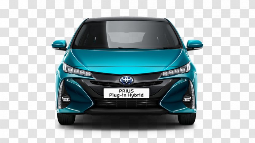 Toyota Prius Plug-in Hybrid 2018 Prime Advanced Hatchback Car Vitz - Hood Transparent PNG