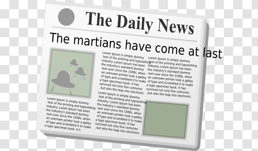 Newspaper Clip Art - Free Content - News Cliparts Transparent PNG