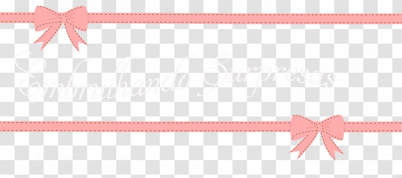 Line Ribbon Pink M Angle - Red Transparent PNG