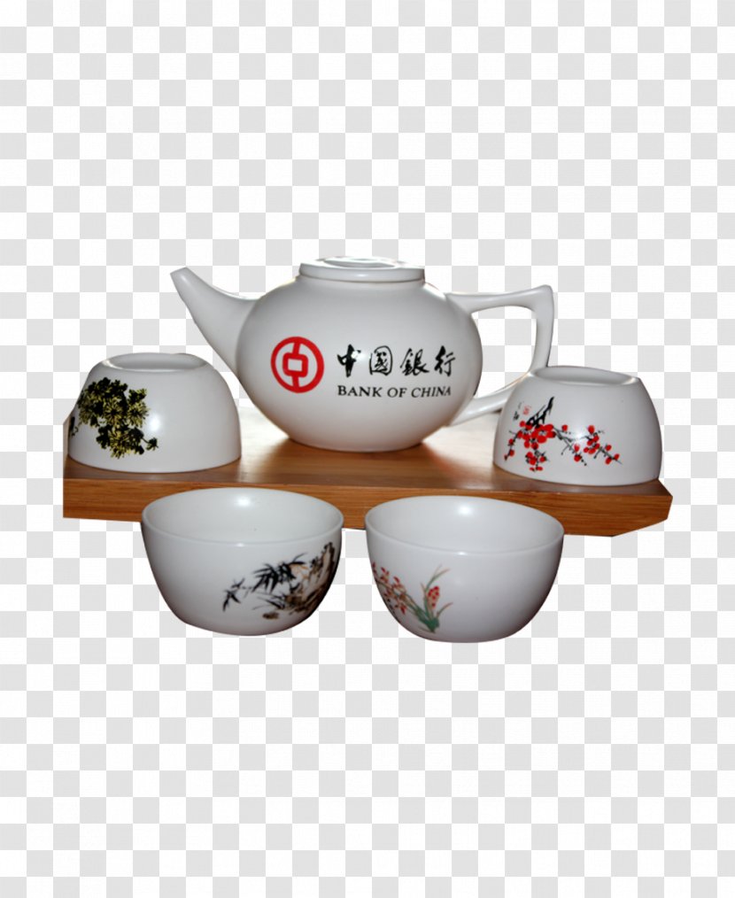 Teaware Coffee Cup - Porcelain - Tea Set Transparent PNG