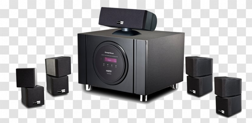 Subwoofer Home Theater Systems 5.1 Surround Sound Cinema - Wireless Speaker - Television Transparent PNG