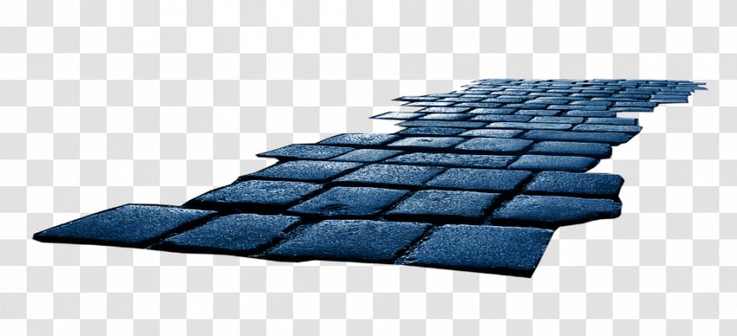 Pavement Road Surface Clip Art - Blue Brick Ground Transparent PNG