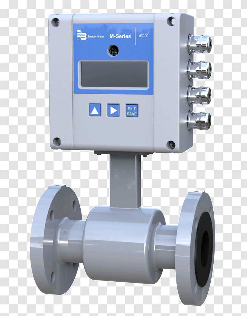 Magnetic Flow Meter Measurement Water Metering Badger Meter, Inc. Electromagnetic Field - Technology Transparent PNG