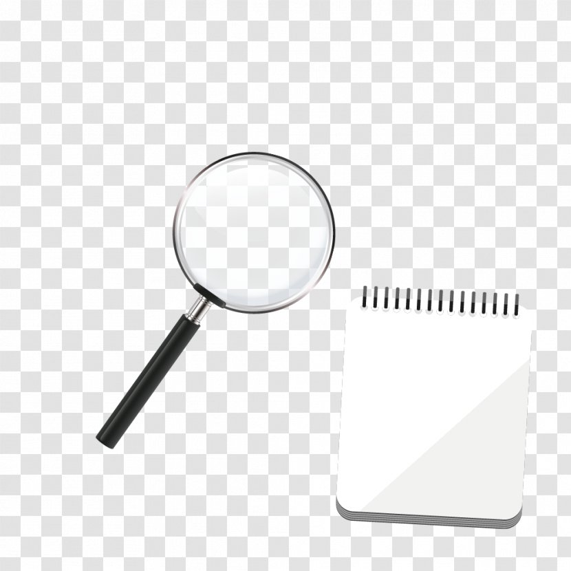 Brand Material Font - Magnifying Glass And Book Transparent PNG