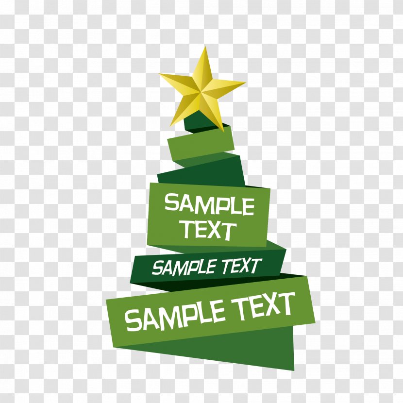 Christmas Tree Vector Graphics Day Image - Ribbon Transparent PNG