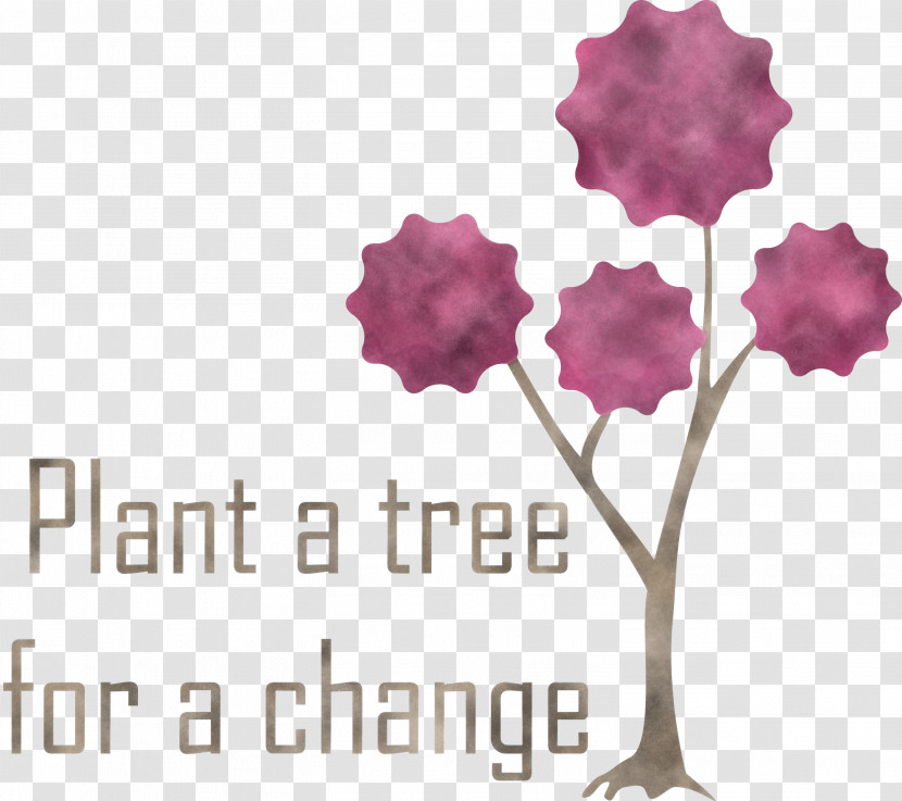 Plant A Tree For A Change Arbor Day Transparent PNG