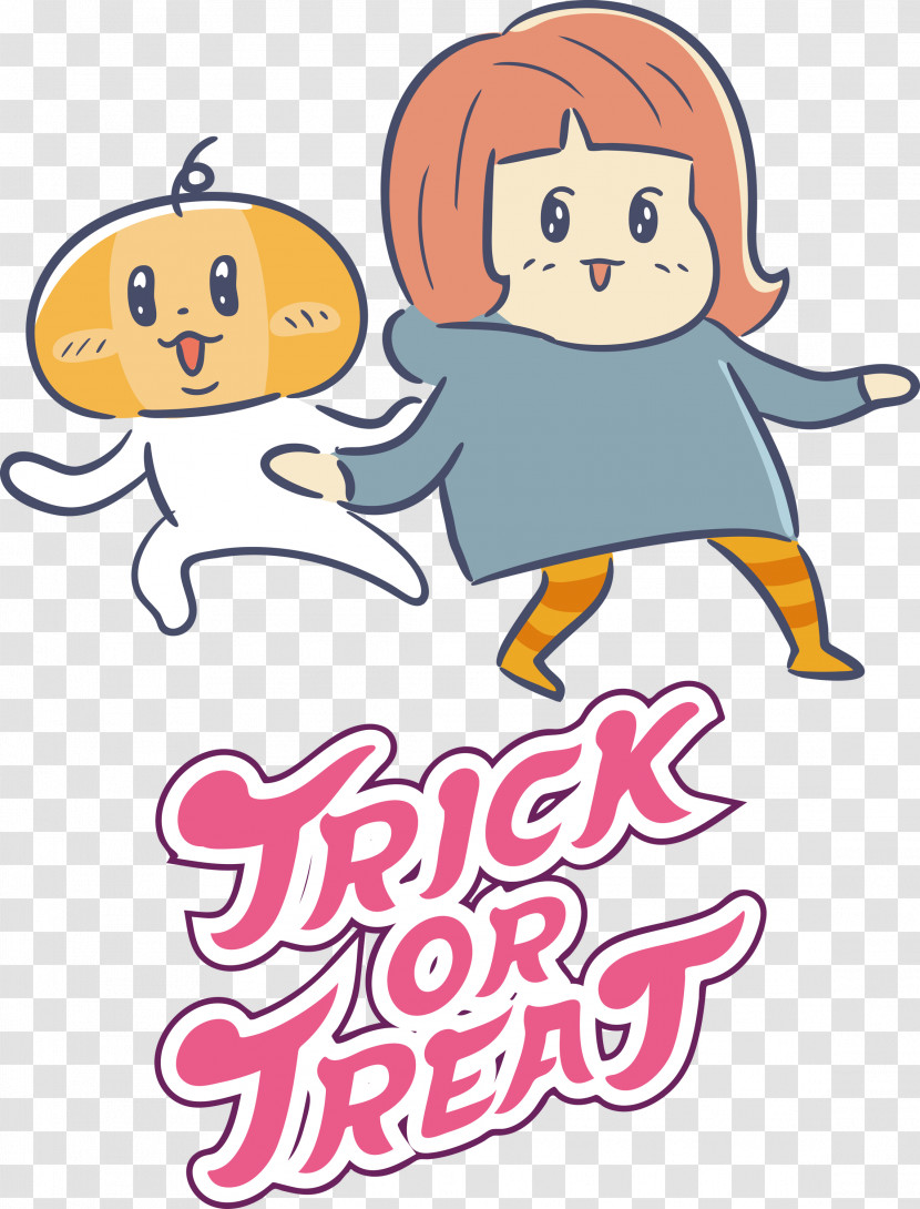 TRICK OR TREAT Happy Halloween Transparent PNG