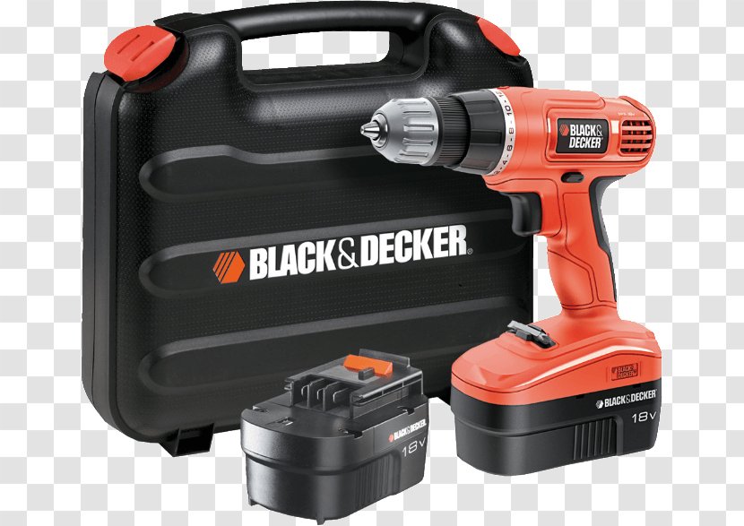 Black & Decker Augers Cordless Hammer Drill Power Tool - And Tools Transparent PNG