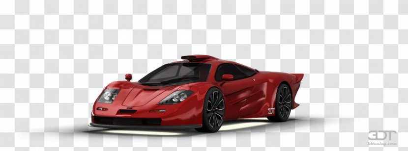 Supercar Automotive Design Model Car Performance - Red - Mclaren F1 Transparent PNG