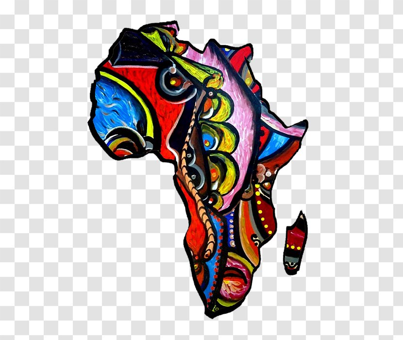 Map Art Africa Canvas Print Mobile Phones - Painting - Product Physical Transparent PNG
