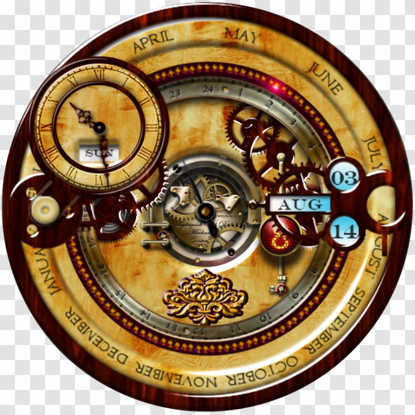 Clock - Steampunk Watch Transparent PNG