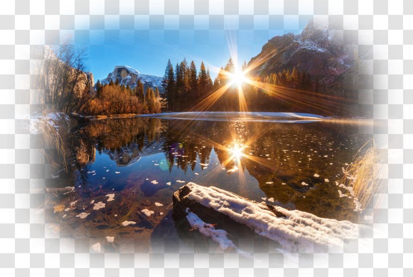 Yosemite National Park Nature Reflection Light High-definition Television - Photography Transparent PNG