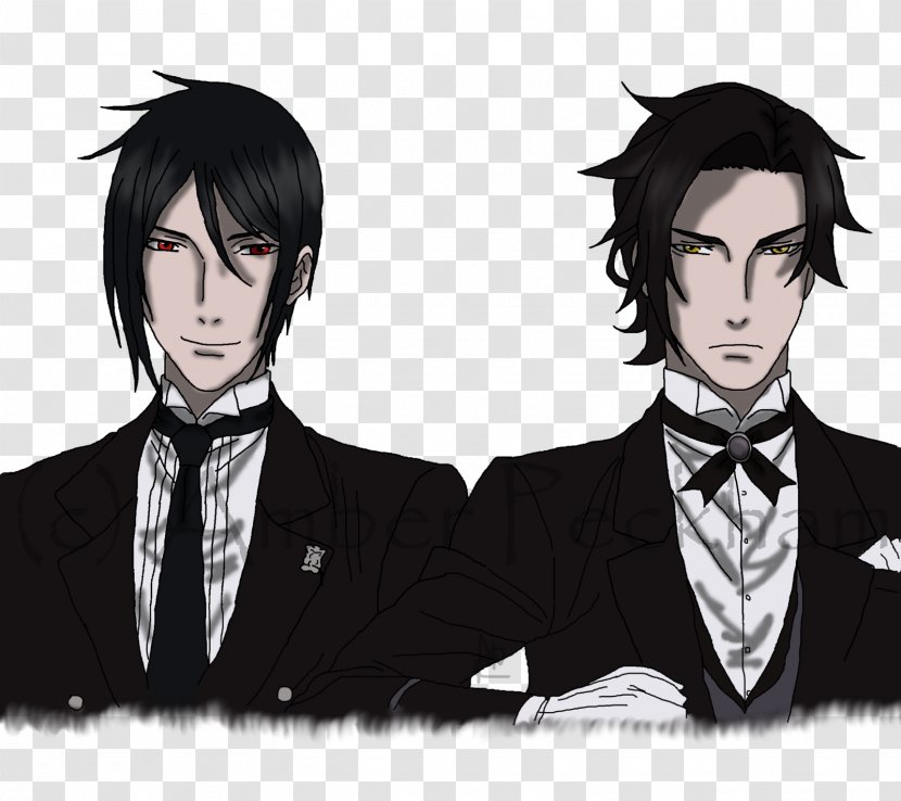 Sebastian Michaelis Black Butler Hair Male - Heart Transparent PNG