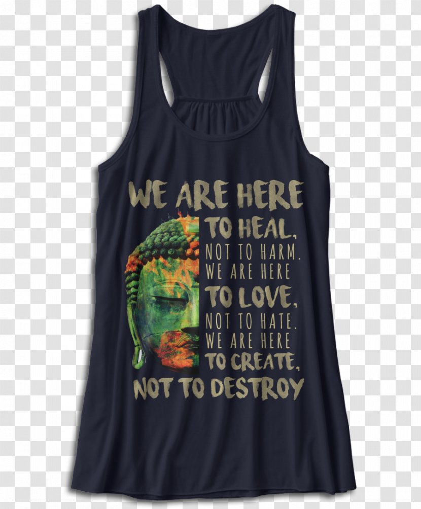T-shirt Gilets Hoodie Sleeveless Shirt Spreadshirt - Dress - We Are Here Transparent PNG