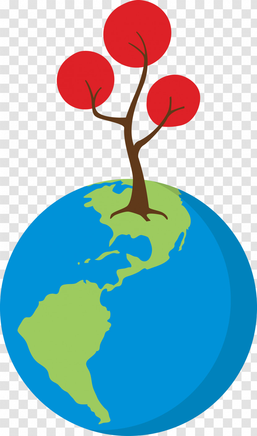 Earth Tree Go Green Transparent PNG