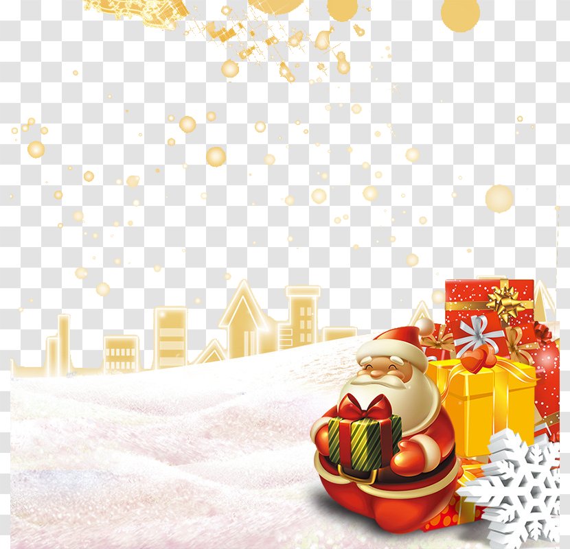 Poster Christmas Gift - Banner - Santa Claus Gifts Background Transparent PNG