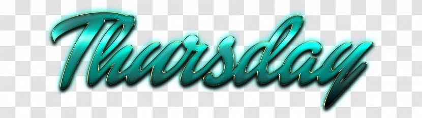 Desktop Wallpaper Logo Font - Turquoise - Design Transparent PNG