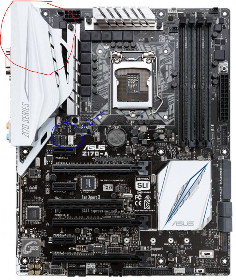 Intel Motherboard LGA 1151 ASUS Skylake - Computer Case - Power Socket Transparent PNG
