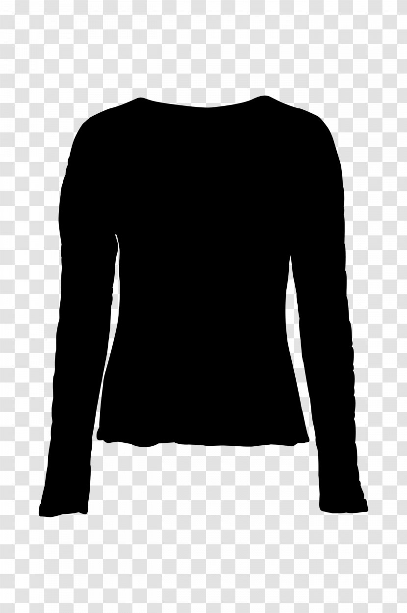 Sweater M Long-sleeved T-shirt - Black Transparent PNG