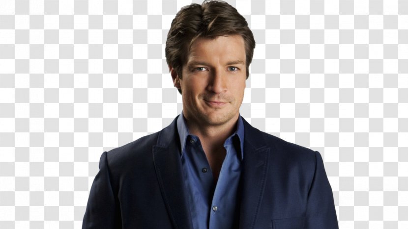 Nathan Fillion Richard Castle Actor Television Show - Outerwear Transparent PNG