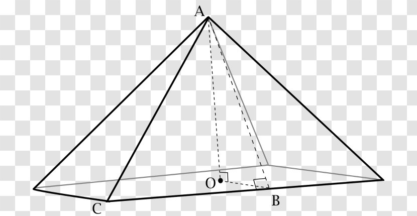 Triangle Pythagorean Theorem Square Pyramid - Angle Transparent PNG