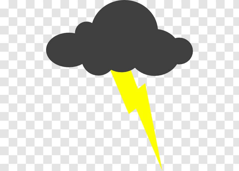 Thunderstorm Lightning Clip Art - Silhouette - Thunder Cliparts Transparent PNG
