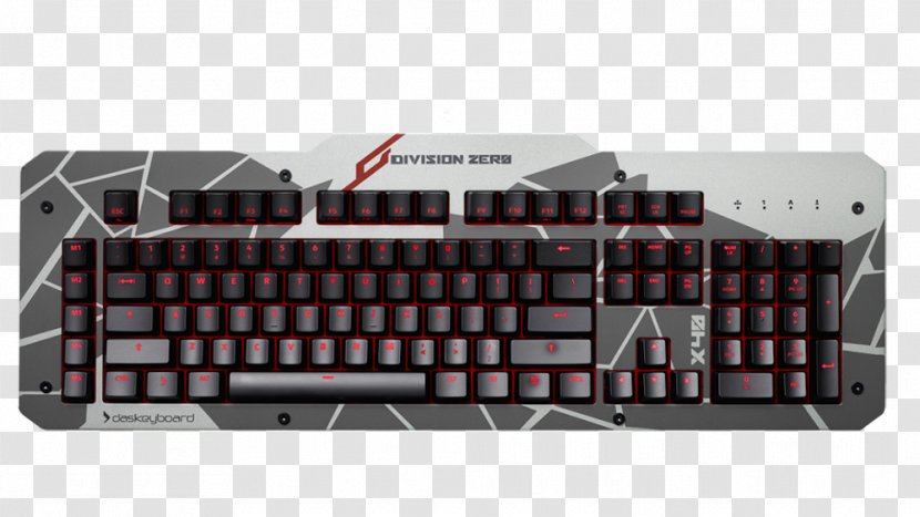 Computer Keyboard Tom Clancy's The Division Das X40 Metadot 4 Professional - Video Game - Ultimate Transparent PNG