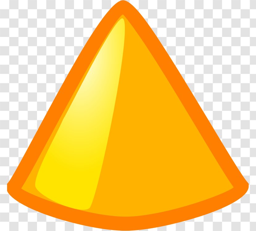 Triangle - Yellow - Orange Transparent PNG