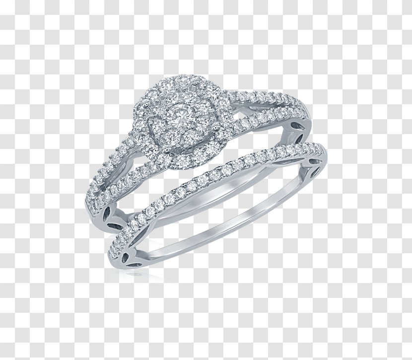 Wedding Ring Jewellery Engagement Eternity - Silver Transparent PNG