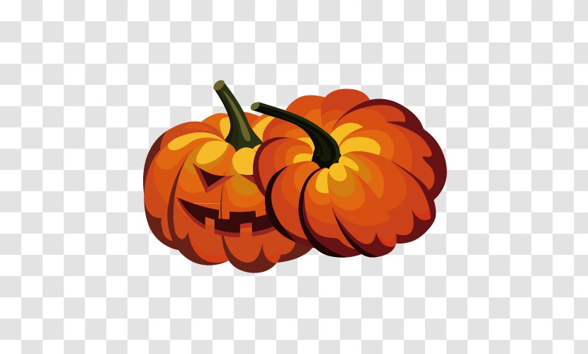 Jack-o-lantern Halloween Euclidean Vector Computer File - Orange - Pumpkin Transparent PNG
