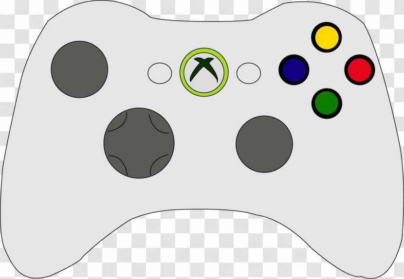 Black Xbox 360 Controller One PlayStation 4 - Coloring Book - Welcome Transparent PNG