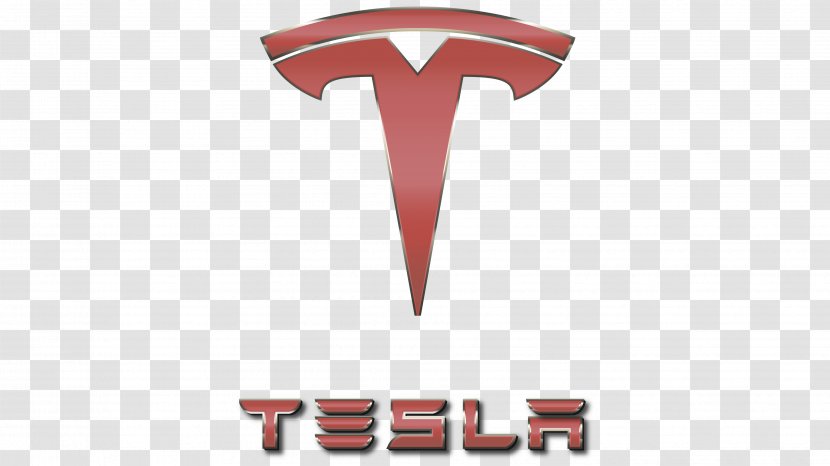 Tesla Roadster Motors Logo Car AC Motor - Red Transparent PNG