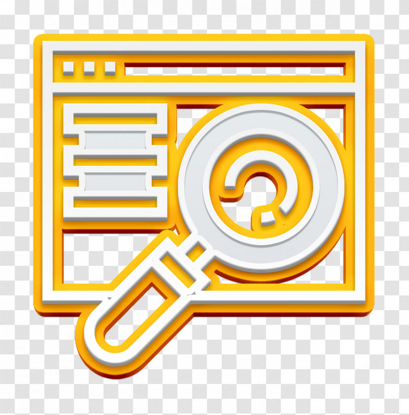 Database Management Icon Searching Icon Websites Icon Transparent PNG