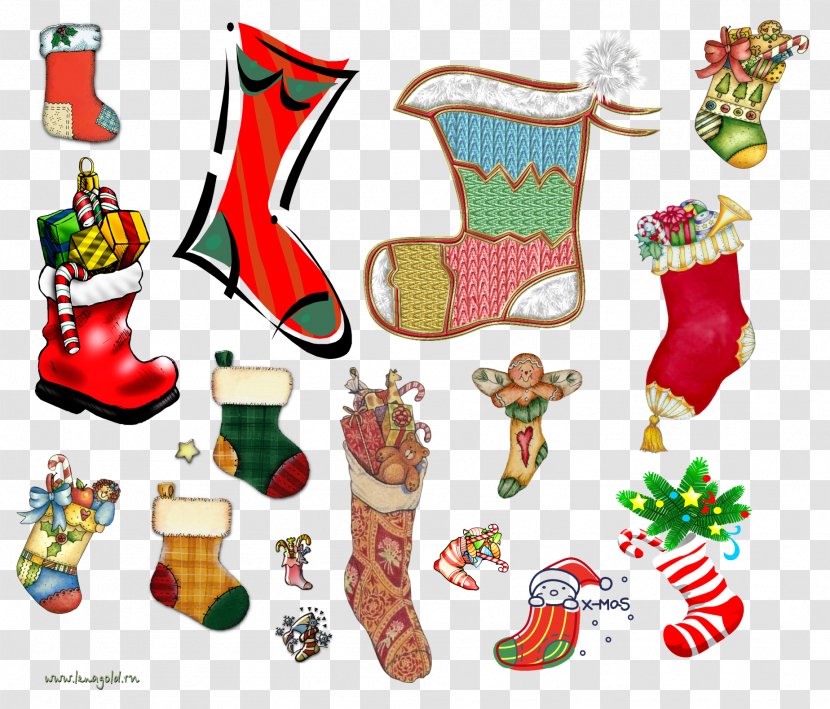 Christmas Stockings Clip Art - Holiday - Boot Transparent PNG