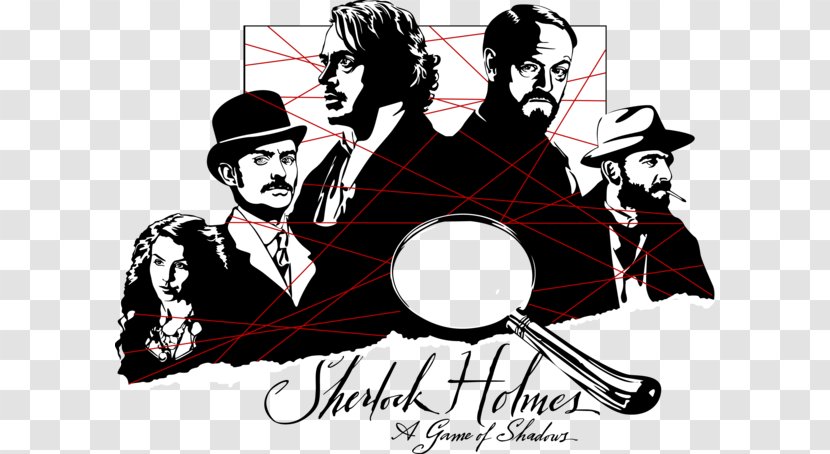 Sherlock Holmes Dr. Watson Poster Film - A Game Of Shadows Transparent PNG