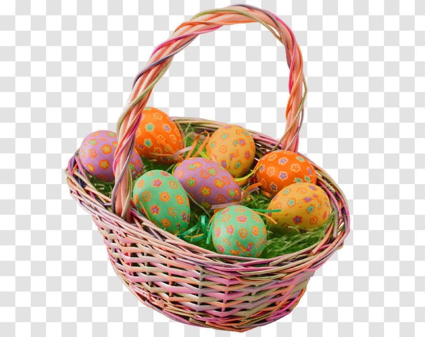 Easter Bunny Basket Transparent PNG