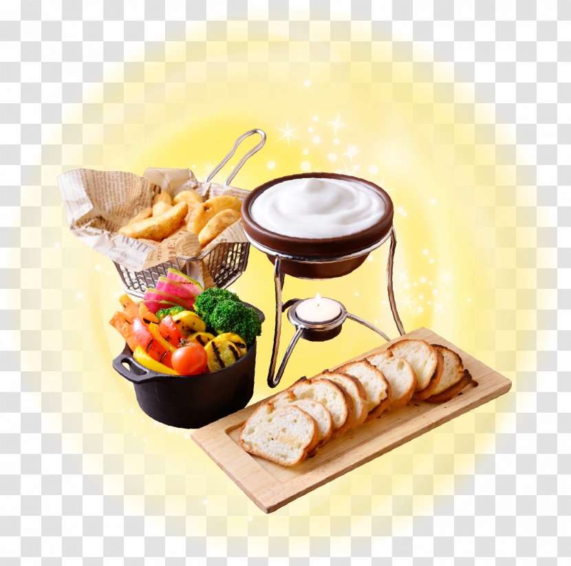 Swiss Cheese Fondue Raclette Full Breakfast - Food Transparent PNG