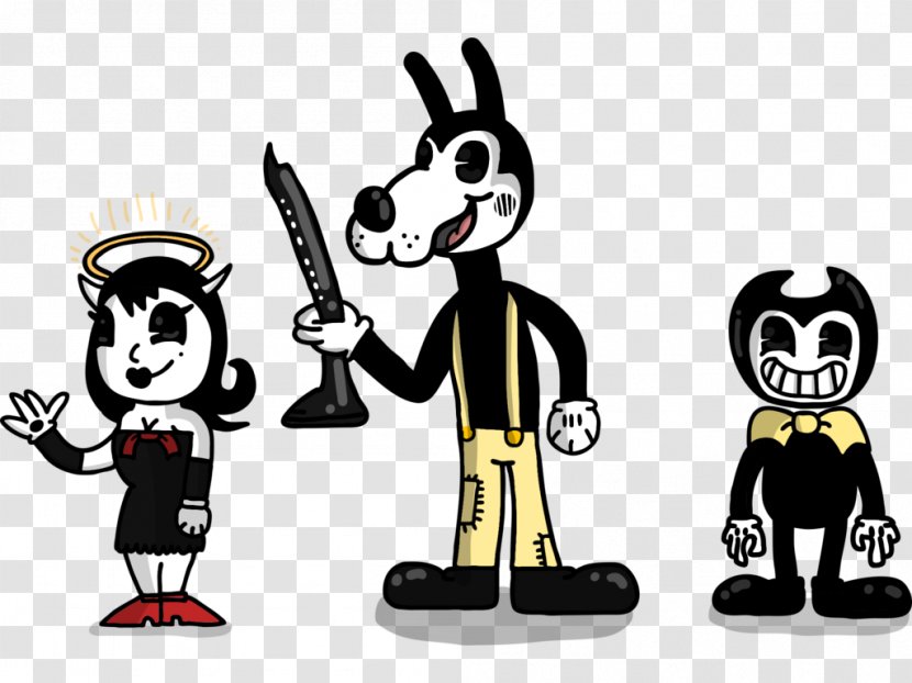 Bendy And The Ink Machine Angel Drawing Boris - Technology Transparent PNG