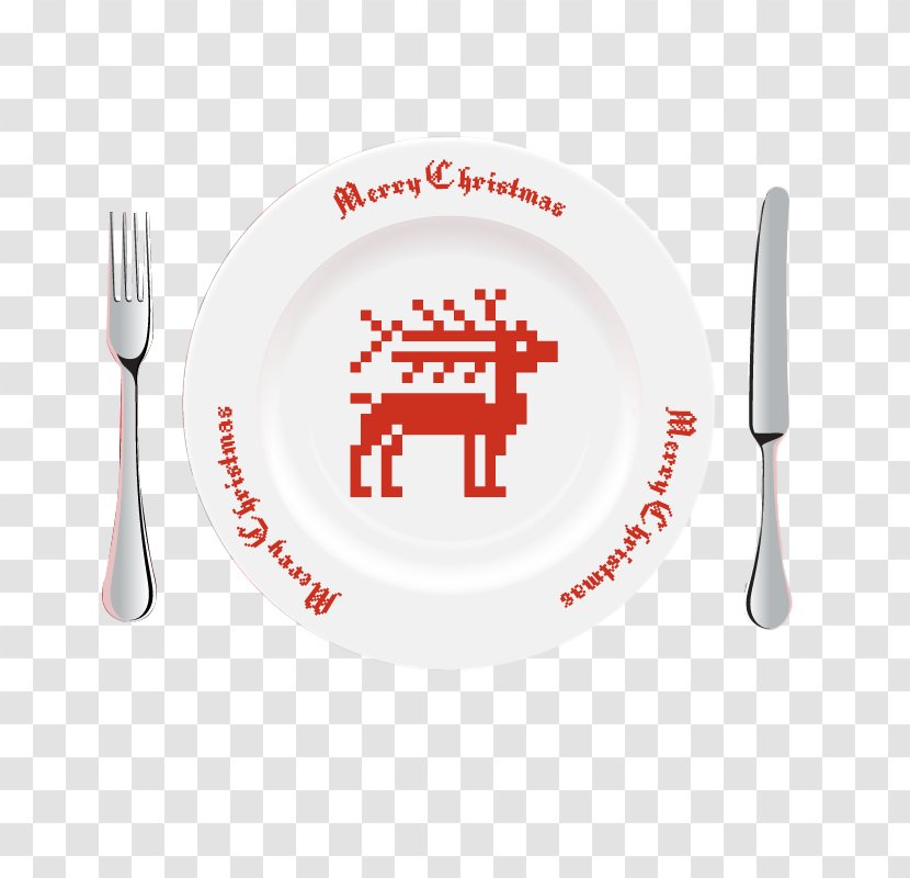 Table Christmas Fork Clip Art - Color Plate Knife Transparent PNG