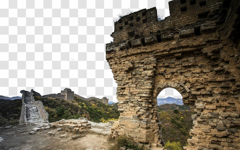 Great Wall Of China U4e2du56fdu5341u5927u98ceu666fu540du80dc Wallpaper - Historic Site Transparent PNG