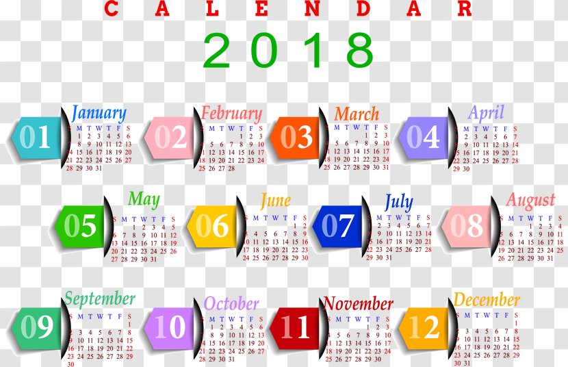 0 Customer Appreciation Event Calendar Public Holiday - Template - 2018 Calender Transparent PNG