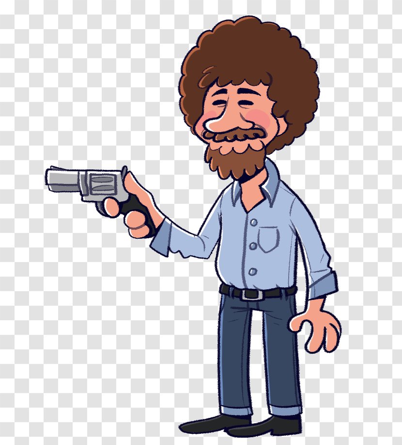 Cartoon Gun Gesture Transparent PNG